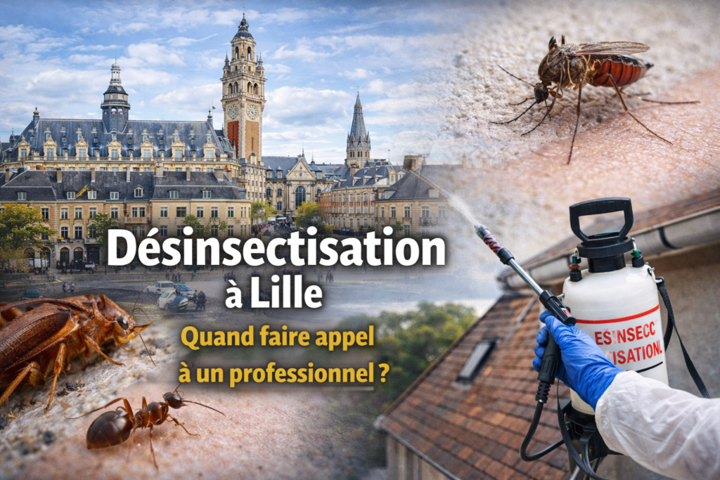 Désinsectisation à Lille : quand faire appel à un professionnel ?